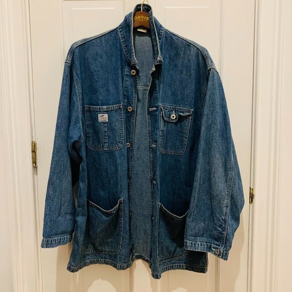 GAP Other - Vintage 90s GAP Denim Chore Jacket Work Size Small